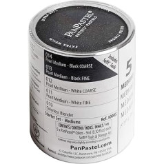 Colorfin Pan Ultra Soft Artist Pastel rinkinys 9ml 5kg-Pearl Mediums