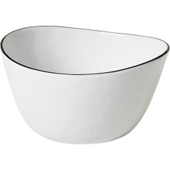broste Copenhagen Druskos 14533200 Porcelianinis dubuo, baltas, 11 x 19,5 x 18 cm
