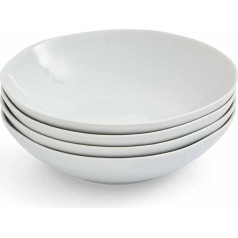 Portmeirion Sophie Conran Arbor CPKE79295-XF Makaronų dubenėlių rinkinys iš 4 keraminių indų pilkos spalvos