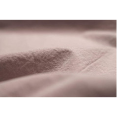 L1NK STUDIO Patalynė 240 x 220 cm - antklodės užvalkalas 100 % medvilnė (Percale 200 siūlų), skirtas lovai 150 cm, paprastas, dūminės rožinės spalvos