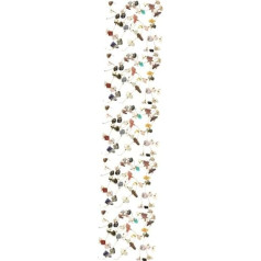 STOBOK 5vnt vėrinys Crystal Gravel Bead Necklace Diy apdaila Šalis karoliukai Dirbtinė girlianda Grandinės trumpintuvas Amatų vėrinys Juvelyriniai dirbiniai Kristalų apdaila Nerūdijančio plieno akmuo Stygos užpildymas