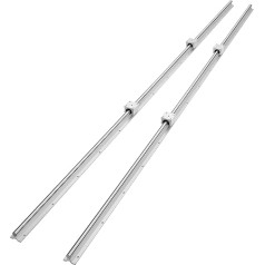 VEVOR linijinių kreipiamųjų bėgių rinkinys, SBR16 2000 mm, 2 vnt. 78,7