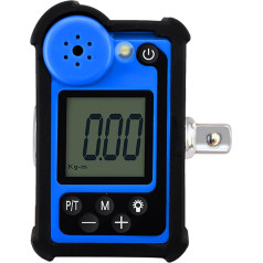 Sukimo momento veržliarakčio adapteris Elektroninis sukimo momento matuoklis su skaitmeniniu ekranu ir LED blykstės pranešimu Sukimo momento matavimas