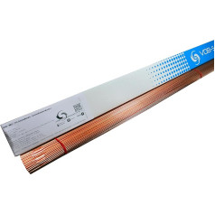 TIG universali plieninė suvirinimo viela 1.5125 - WSG-2-1.2 x 1000 mm - pakuotė po 595 vnt.