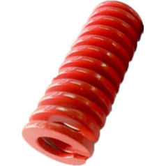 1Pc raudona vidutinės apkrovos suspaudimo spyruoklė Išorinis skersmuo 50 mm Vidinis skersmuo 25 mm Pakrovimo Die pelėsių spyruoklės ilgis 50-500 mm ( spalva: 300mm, dydis: OD50 x ID25mm )