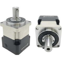 Planfräser Nema23 Motor Planetengetriebe Stirnradgetriebe Untersetzungsgetriebe 200W/400W Servomotor Drehzahlminderer (santykis nuo 40 iki 1,11mm įvesties)