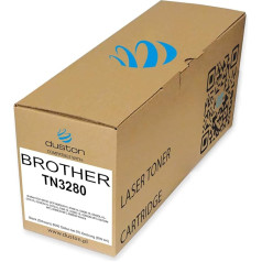 duston TN3280/TN650, TN-3280 juodas toneris, suderinamas su Brother DCP-8070D DCP-8085DN HL-5340 HL-5340D HL-5340D HL-5340DL HL-5350 HL-5350DN HL-5370 HL-5380 HL-5380D HL-5380DN MFC-8377 0DN DN 80DN MFC-8880DN