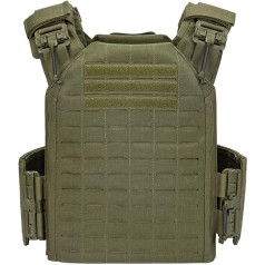 TWINFALCONS Airsoft liemenė Taktinė liemenė, geros kokybės Airsoft liemenė, pagaminta iš 1000D nailono Molle lengvas apsauginis liemenė, skirta dažasvydžiui