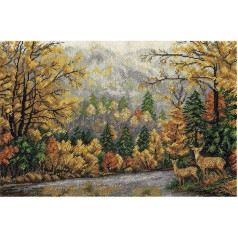 PANNA PS-1763 Gobelenų siuvinėjimo rinkinys, įvairiaspalvis, 35 x 23 cm