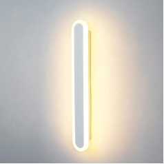 ZTWLEED LED Wandleuchte Innen, 36W Moderne LED Wandlampen Drei Farbtemperaturen 3000K/4000K/6000K 100CM Weiß Lange Wandleuchte für Wohnzimmer Schlafzimmer Treppenhaus AC 220V