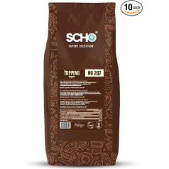 Scho Nr. 207 Topping Vegan 10 x 750 g | Vegan automatiniai pieno milteliai avižų pagrindu