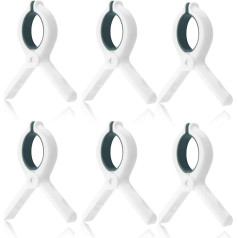 6 Stück Strandtuch-Clips, rutschfeste Handtuchklammern, große Wäscheklammern, Kunststoff, Sonnenliegen-Clips, große starke Griffigkeit, Wäscheklammern für Wäscheleine, Wäscheleine, Wäsche, Pool,