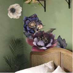 neukids Audinys Derliaus gėlės Sienų lipdukas Gėlės Eden Augalų Sienų lipdukas Miegamasis Gyvenamasis kambarys Vaikų kambarys Sienų lipdukas Sofa fonas Sienų apdaila Savarankiškai lipnus