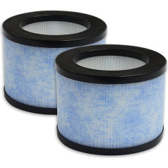 PUREBURG pakaitinis filtras, suderinamas su OMISOON JH01, CONOPU OJH001 oro valytuvu JH01-LX, JH01, DH-JH01, 2 pakuotės H13 HEPA
