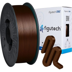 Figutech One PLA gija 1 kg 1,75 mm rudos spalvos