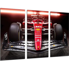 Cuadros Cámara Ferrari SF-23 2023 Modern Photo Picture Formula 1 Car Sainz Leclerc 97 x 62 cm Ref 27418