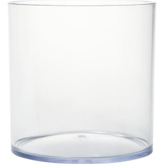 OASIS® skaidri akrilo vaza (14,5 x 15 cm) (2 pakuotės, skaidri)