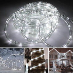 Gimisgu lauko šviesos vamzdis 30 m LED vamzdis Cool White 720 LED šviesos vamzdis su laiko valdikliu Šviesos vamzdis lauke IP20 Vandeniui atsparus šviesos vamzdis viduje balkonas šalis vestuvės