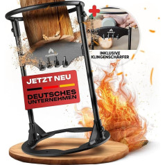 FEUERGRAF® SplitX rankinis malkų skaldytuvas - [įskaitant ašmenų galąstuvą] Malkų skaldytuvas, rankinis rąstų skaldytuvas, malkų skaldytuvas, medienos skaldytuvas