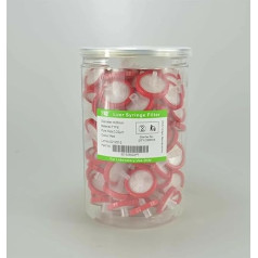 Laborspritzenfilter, Außendurchmesser = 25 mm, 0,22 µm, aus PTFE, 100 Stück/Packung