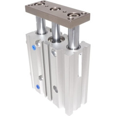 Pneumatinis pneumatinis cilindras, 40 mm stebulė 25-400 mm MGPL40 SMC Typ Compact Guide Zylinder dünne DREI -Achse -Luftpneumatinis cilindras su Führungsstange für automatische Ausrüstung (Spalva : 250mm Stroke