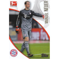 Manuel Neuer Vartininkas Bayern 2014/15 Jersey Number 1 Topps Football Trading Card 152
