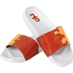 FOCO Moterų NCAA koledžo komanda Big Logo Shimmer Slide Flip Flop Sandalai