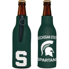 NCAA Michigan State Spartans butelių aušintuvas, butelių aušintuvas, komandinės spalvos, vieno dydžio