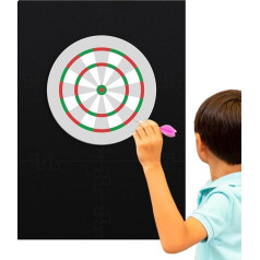 BommFu Dartboard Wall Protection | Dartboard Protection for Wall Protection | Square Dartboard Backboard Surround | 6 Pieces Spliced Dartboard Wall Protection - Spliceable Dartboa