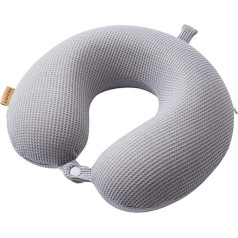 DKAIW Aeroplane Neck Pillow, kelioninė pagalvė, atminties putų, ergonomiška kaklo pagalvė, idealiai tinka kelionėms, lėktuvui, automobiliui, biurui, B, 30 x 28 cm