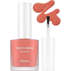 A'PIEU JUICY-PANG Water Blush (CR01 - Peach) Korėjietiški skysti skaistalai skruostams K Beauty Makeup