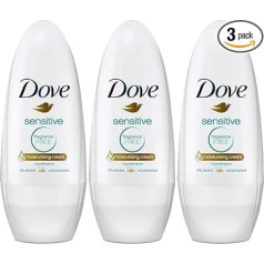 Dove Pure Roll-On dezodorantas nuo prakaitavimo 50 ml - 3 vnt.