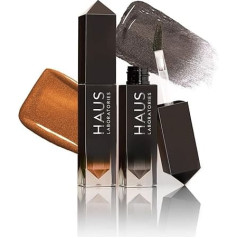 HAUS LABORATORIES Pagal Lady Gaga: Glam Attack Liquid Eyeshadow Set, Pigmentuoti skysti akių šešėliai ekonomiškuose rinkiniuose su blizgiomis ir metalo spalvomis, ilgai išliekantis akių makiažo efektas.