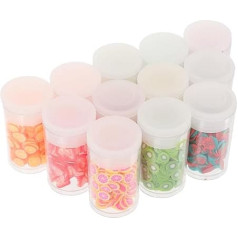 Ipetboom 12 Kisten Nail-art-zubehör Abziehbilder Strasssteine nähen Punktierungswerkzeuge Nagelkunst Nail-tech-zubehör Edelsteine Schmuck Flocken Anhänger Für Nägel Palette Weiche Keramik