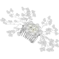 bismarckbeer nuotakos plaukų aksesuarai Gėlės Faux Pearl plaukų šukos Hairpin Moterų vestuvių šalis Papuošalai