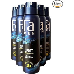FA Sportinis dezodorantas vyrams, purškiamas 6 x 150 ml