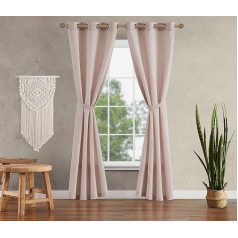 Jessica Simpson gėlių Paisley Blackout užuolaidos 2 skydai ir 2 kaklaraištis atgal privatumo užuolaidos Premium Grommet skydelis 38 