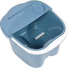 Kojų vonia Spa: Kriauklė Didelė pėdų vonia Kibiras Soaker Bood Pedikiūras Pėdų pabudimas Namų pėdų SPA gydymas Negyvosios odos šalintuvas Mėlyna