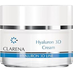 Clarena Hyaluronic Cream Face - 50 ml - drėkinamasis kremas su hialurono rūgštimi - dieninis ir naktinis kremas nuo raukšlių