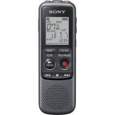 Skaitmeninis diktofonas icd-px240, juodas, 4gb, kompiuteris