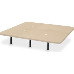 ‎Hogar24 Es HOGAR24 ES Sustiprintas minkštas pagrindas | 3D audinys smėlio spalvos | Ventiliacijos vožtuvai | Kojos neįtrauktos | Matmenys: 105 x 190 cm