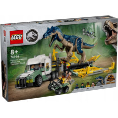 Lego Juros periodo pasaulis 76966 dinomisijos blokai: alosaurų transportavimo sunkvežimis