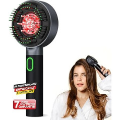 DONNERBERG® Mio Hair & Scalp Care elektrinis plaukų aliejaus aplikatorius su 7 metų galios variklio garantija: Galvos masažo šepetys atpalaiduojančiam galvos odos masažui ir veiksmingai plaukų priežiūrai