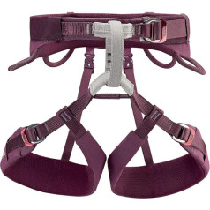 PETZL Luna moterų petnešos - reguliuojamos petnešos uolų ir ledo laipiojimui, skirtos viengubo ir daugiatiksliams kopimams - violetinės spalvos