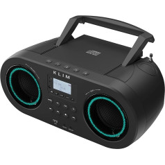 KLIM Boombox B5 Radijo imtuvas su CD grotuvu + FM radijas, 
