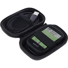 foto-kontor Case Compatible with Garmin Edge 840 Solar/Edge 540 Solar/Edge 830/Edge 530/Edge 820/Edge 520/Edge 130 Plus MTB GPS Bicycle Computer Protective Case Outdoor Bag Case Black