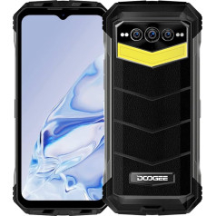 DOOGEE S100P lauko išmanusis telefonas, 22000 mAh baterija, 130 liumenų stovyklavietės žibintai, 20 GB + 256 GB, 6,58 colių 120 Hz FHD+, 108 MP kamera (20 MP naktinio matymo), 