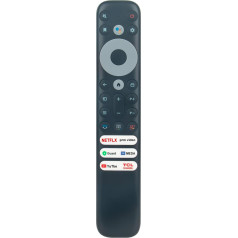AULCMEET ARC902V FMR1 ARC902V FMRH Pakaitinis nuotolinio valdymo pultas, tinkamas TCL Smart 4K 8K UHD QLED televizoriui R646 S546 S446 C735 C835 C935 serijos Q5 Q6 Q7 QM8 S3 S4 serijai