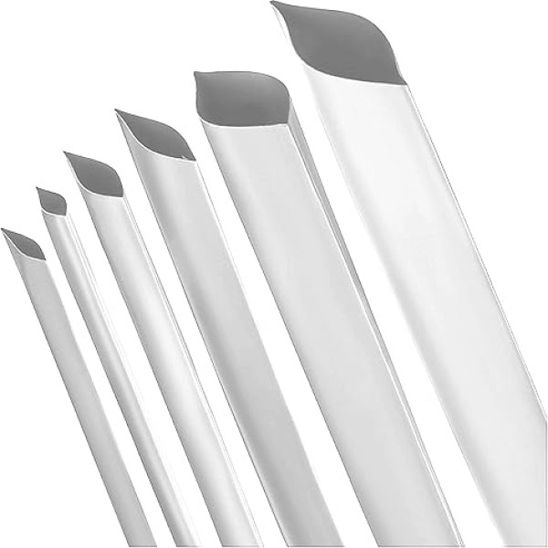 ISOLATECH termo susitraukiantis vamzdelis, parduodamas metrais, baltas, be klijų, skersmuo 40 mm, 25 metrai, susitraukimo santykis 2:1, poliolefino rinkinys, skirtas kabeliams izoliuoti, lituojamoms jungtims, neženklintas, atsparus UV spinduliams