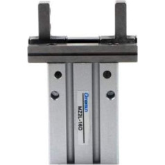 CALSUP Pneumatik-Luftzylinder, Langhub eloxiertes Aluminium Parallel-Linearführung Air Gripper 16mm Bore MZ2L-16D für automatische Ausrüstung